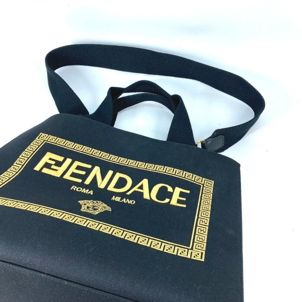 FENDI VERSACE collaboration FENDACE 2WAY Tote Bag Crossbody Shoulder Bag - Picture 5 of 12